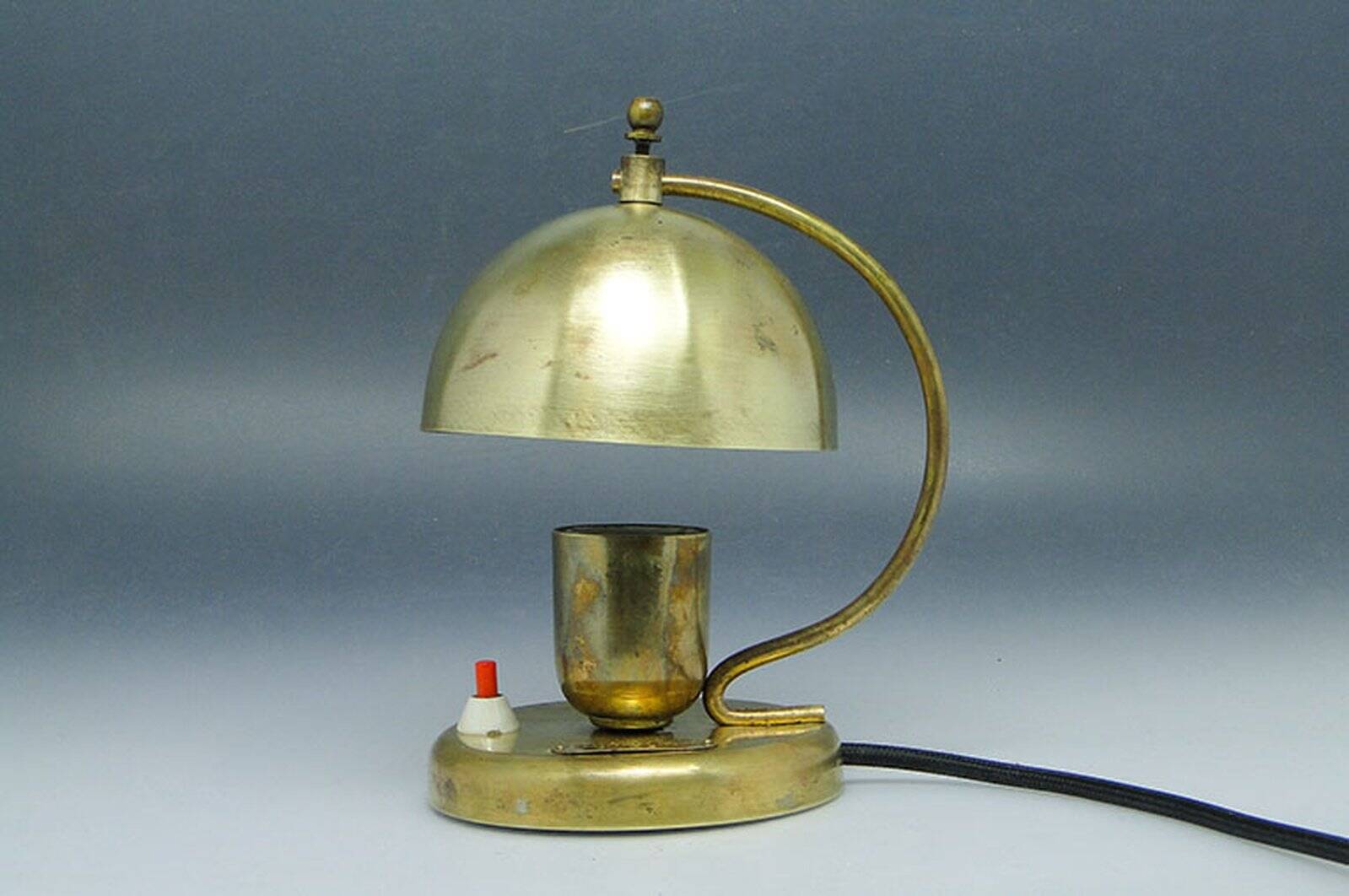 Art Deco Polish bedside lamp, 1940s