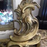 Bronze fireplace bar
