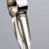 Silver-plated sugar or ice tongs — Ercuis model Pearls