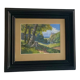 Landscape, watercolor painting 1940er