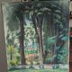 Henri Vergé-Sarrat (1880-1966) – Oil on canvas "Noisy-le-Grand – The Park"