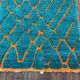 Tapis beni ouraine fait main traditionnelle taille 140 x 260 cm