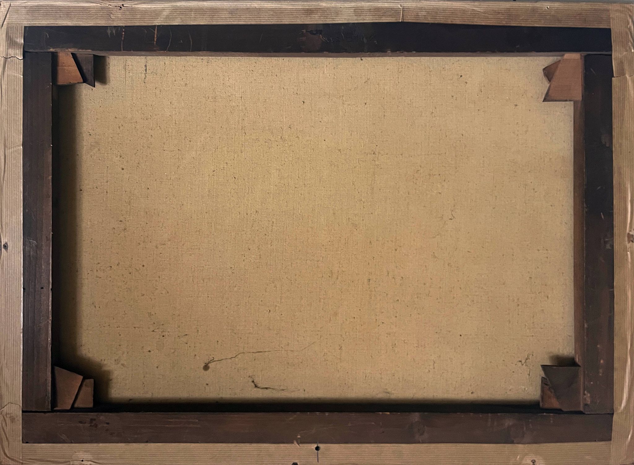 Tableau HST "Maison de campagne" éc. Allemande début XX° siècle
