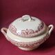 Large soup tureen and ironstone dish from the Caïffa planter, Guirlande model.