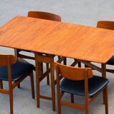 Scandinavian vintage folding table