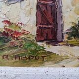 Oil painting by Raoul About