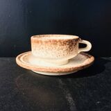 Tea service. Fat Lava. Brutalist. Vintage 60s.