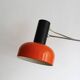 1970s Czechoslovak Orange Clamp Lamp by NAPAKO