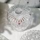 Round dish with crystal bell