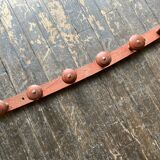 Original patina wooden farmhouse coat hook 86cm