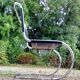 Lot de 4 chaises design Mies Van Der Rohe, édition années 80