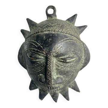 Tikar Mask in Bronze Fekima – Deity Mask | African Art