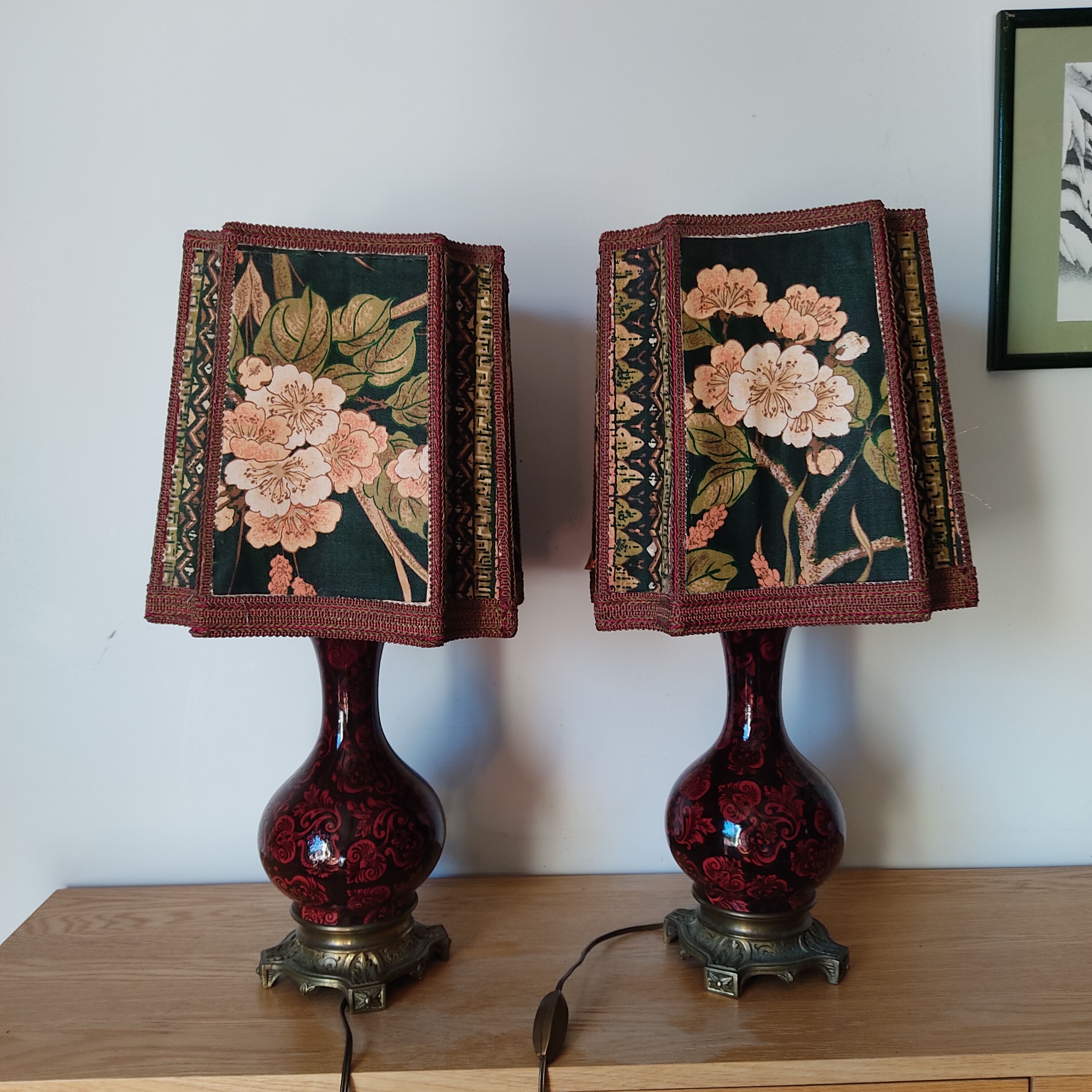 Paire de lampes Napoléon III