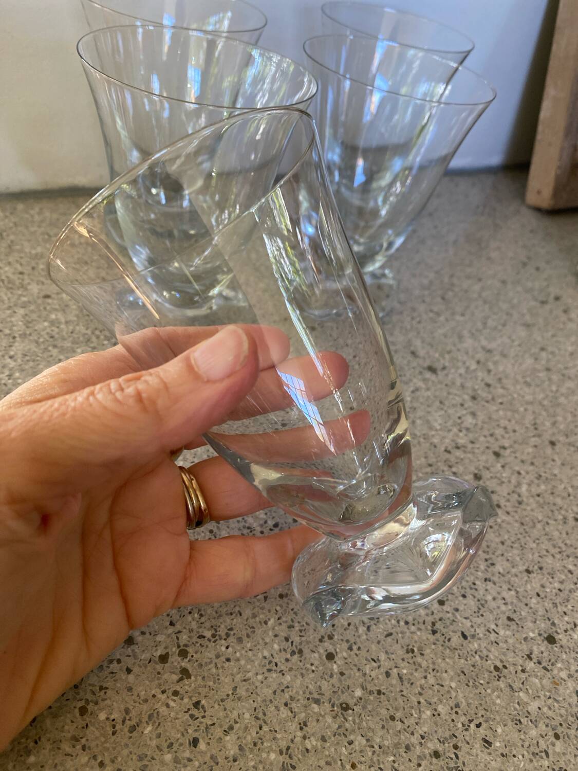 5 glass water glasses