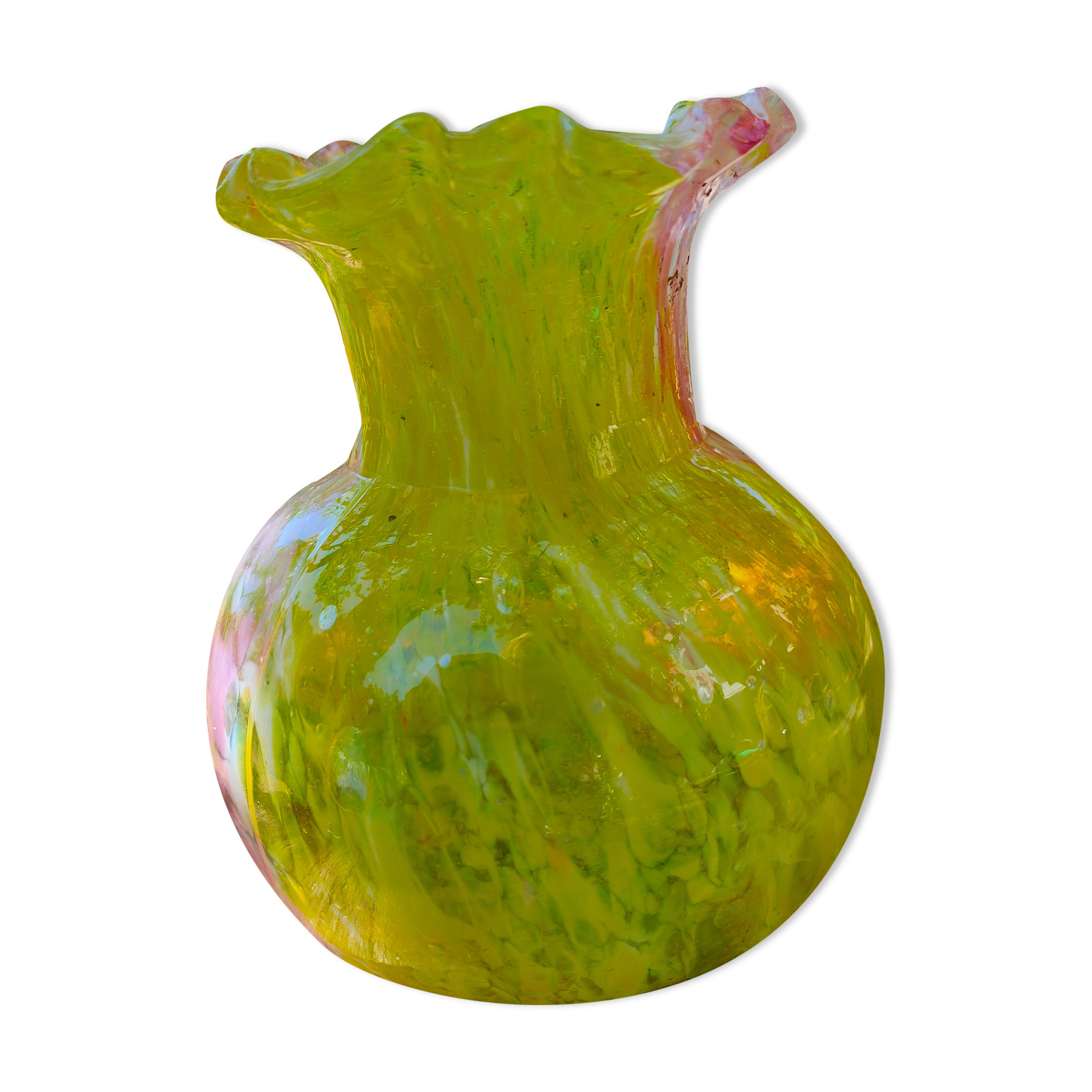 Vase of Clichy molded