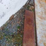 Iron workbench serving table