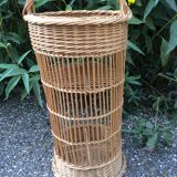 Wicker bottle door