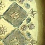 Vintage oriental plate in brass