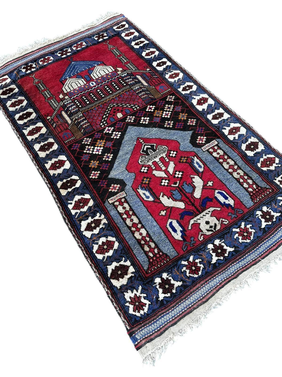 Tapis persan fait main 145cm x 90cm