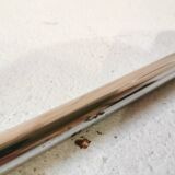 2 nesting tables in glass and chrome metal