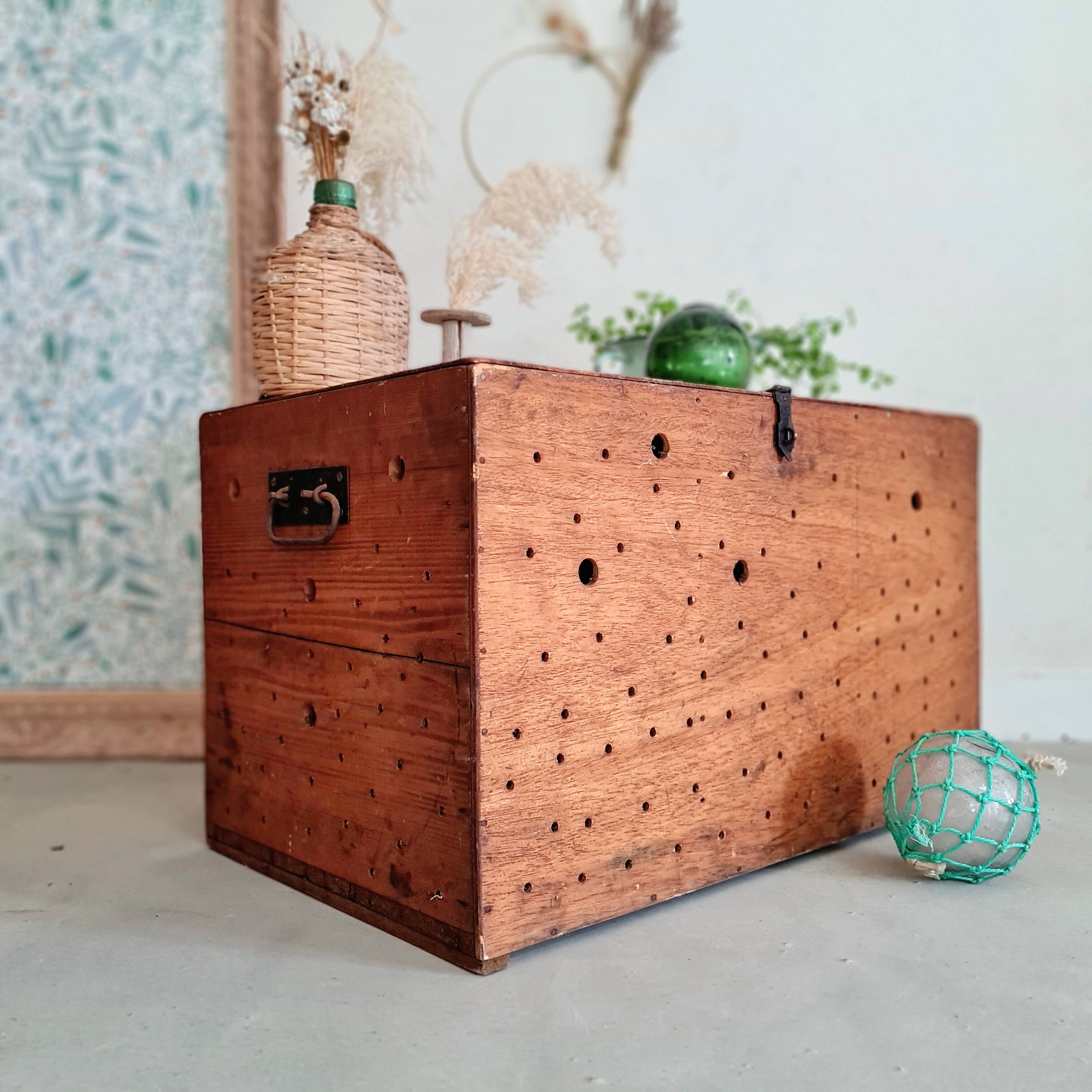 Old wooden trunk - chest