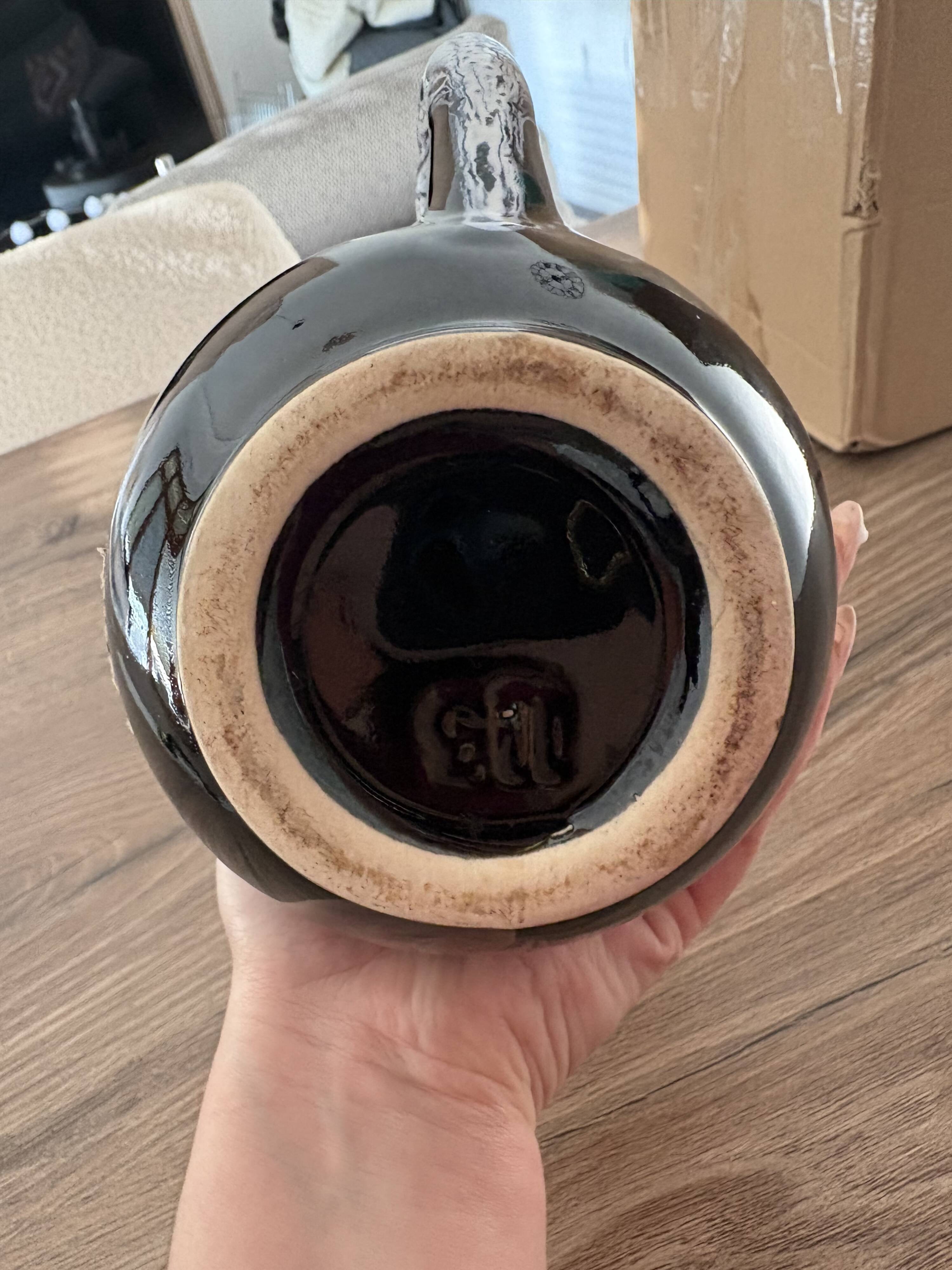 Carafe pichet grès flammé - souvenir du Vercors