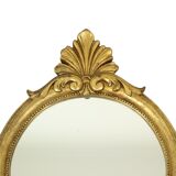 Gilded Baroque Style Mirror With Console Acanthus France