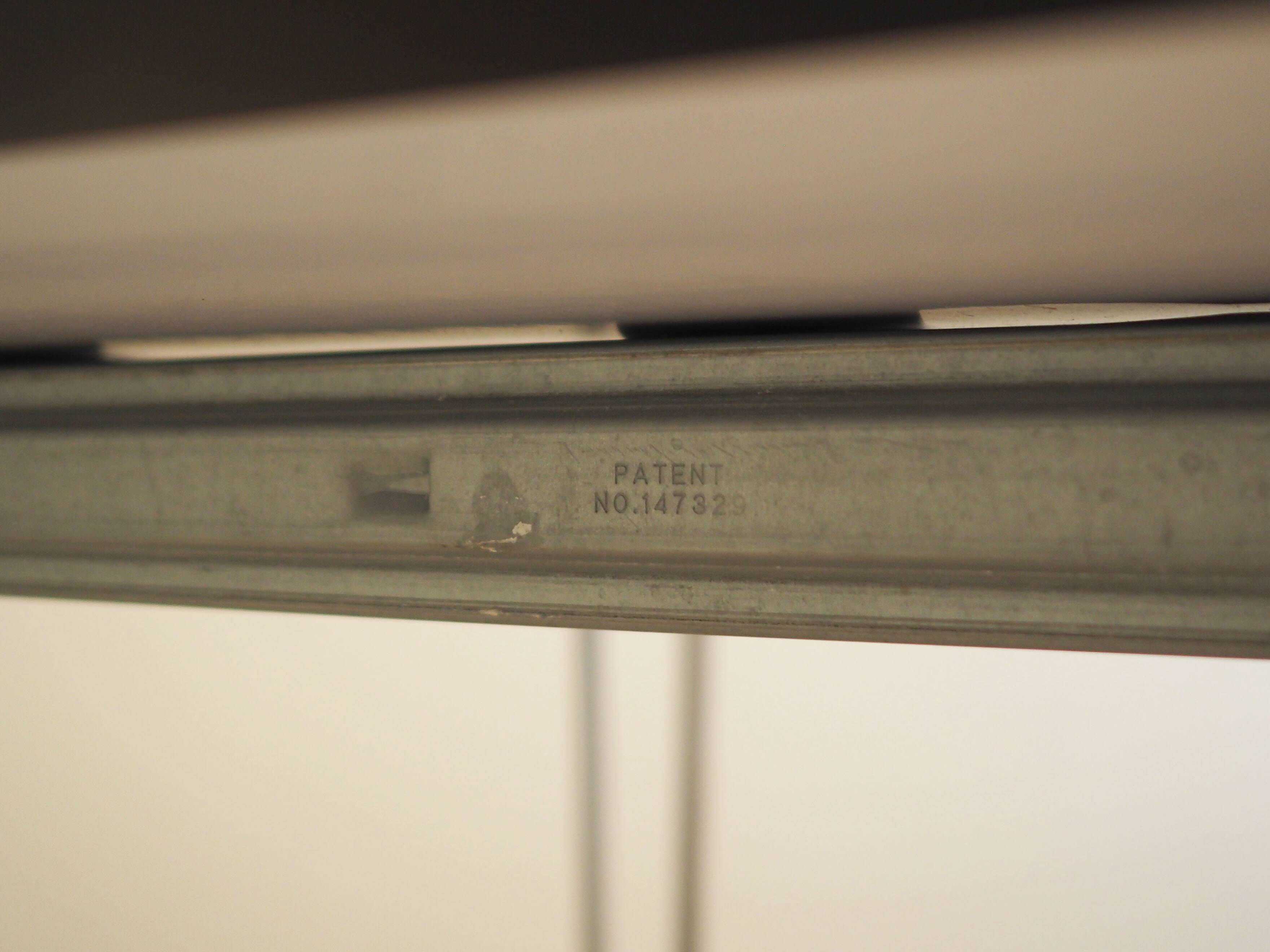 White table, Italian design, 1990s, production: Italy