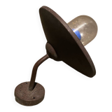 Industrial swan neck wall light