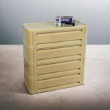 Olaf von bohr chest of drawers model 4964 by kartell - space age design, 70s