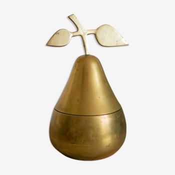 Vintage brass pear