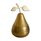 Vintage brass pear