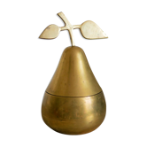 Vintage brass pear