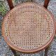 Art Nouveau bistro chair in curved wood