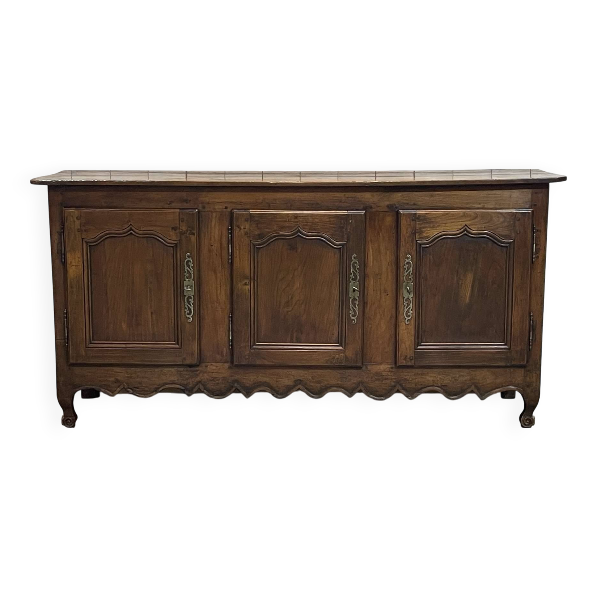 18th century Louis XV 3-door cherrywood sideboard