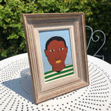 Framed painting