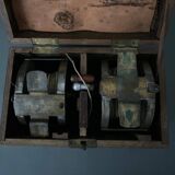 Two reel spools in their original 1900 box