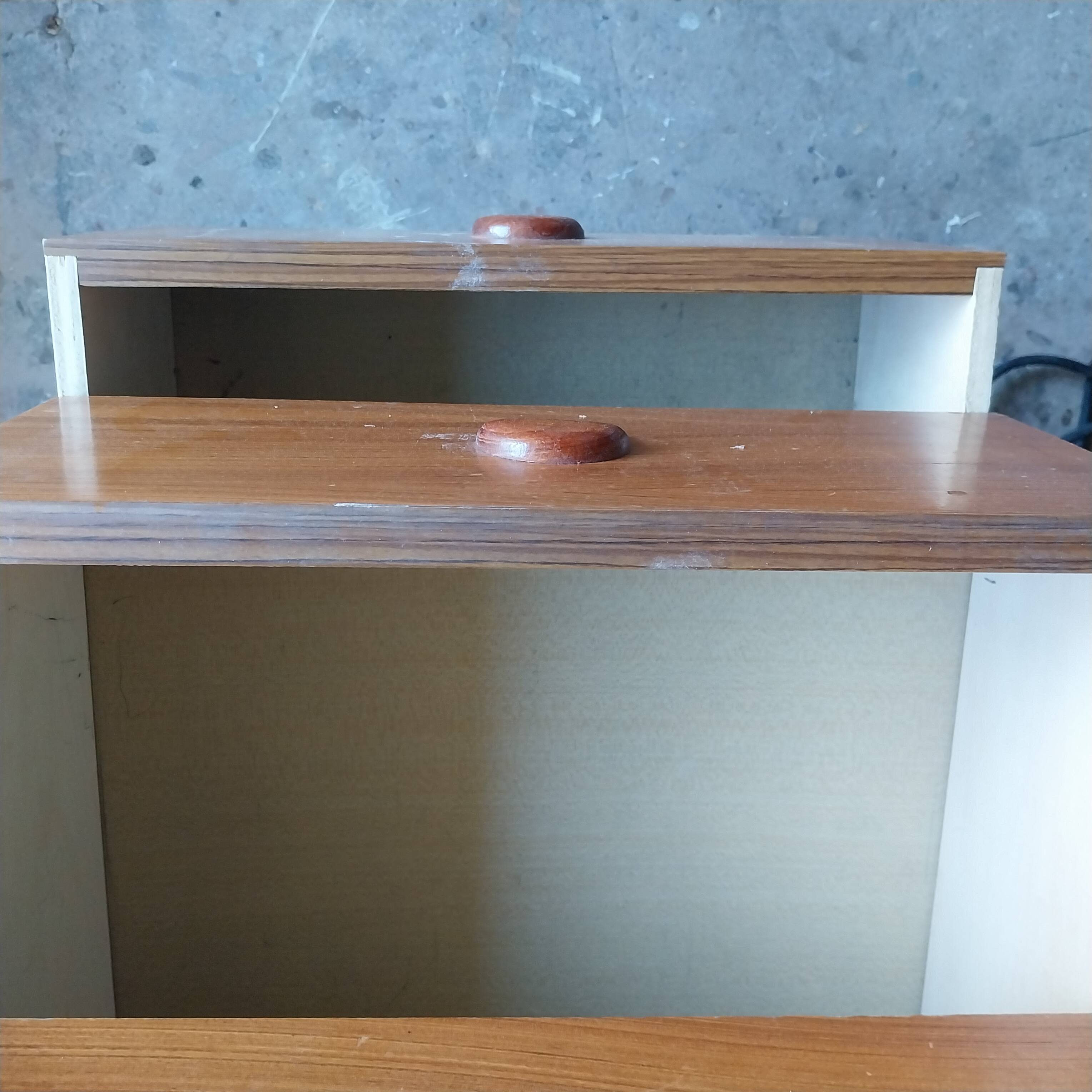 Vintage desk from the 60s in Scandinavian style.