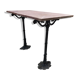 Cast iron and marble peddler's table