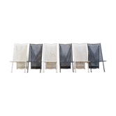 6 chaises Ipotenusa d'Anonima, Italie années 70