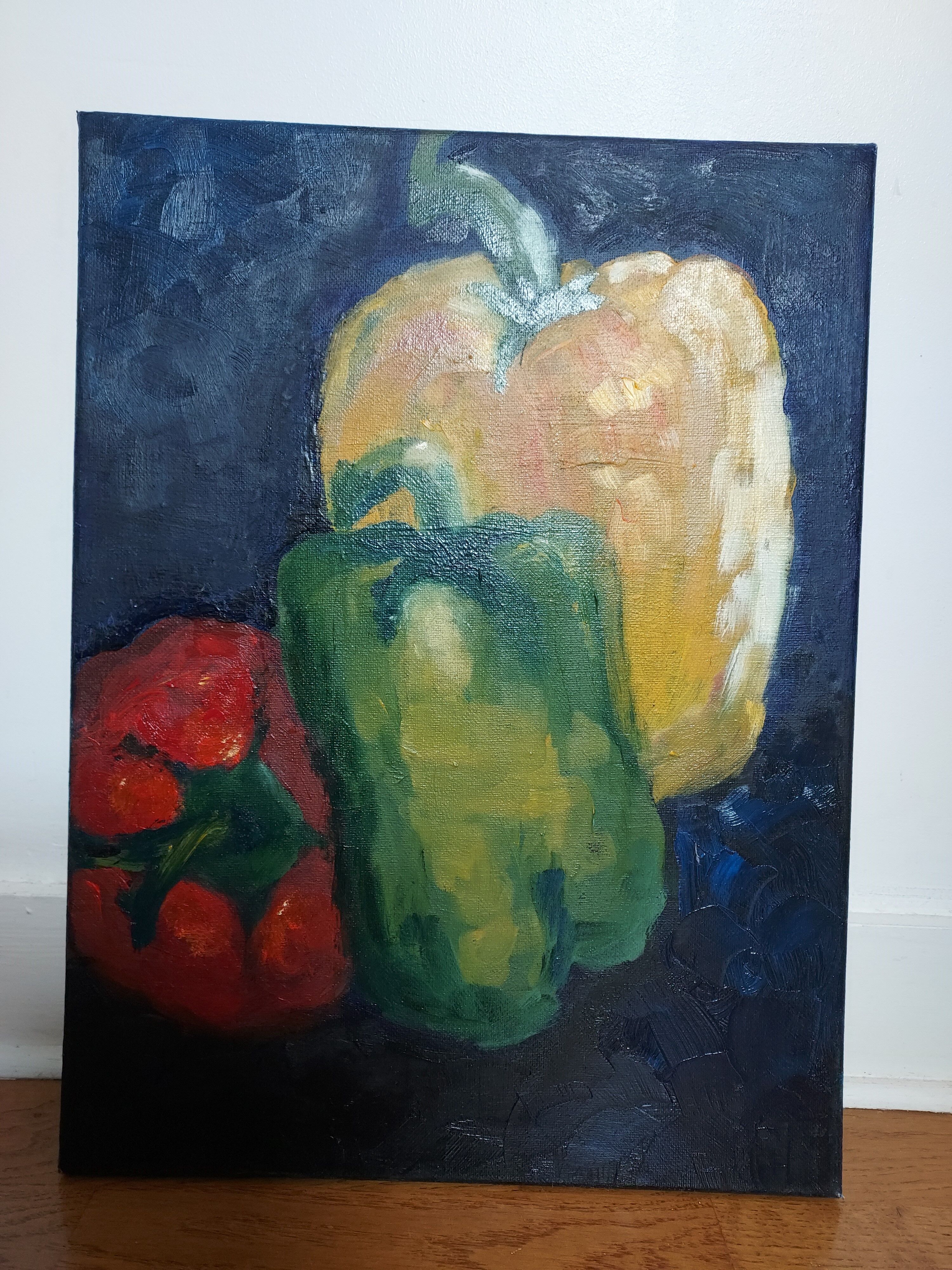 Nature morte poivrons