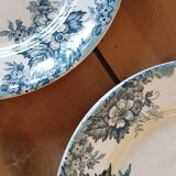 Set of 8 flat plates Saint Amand and Hamage