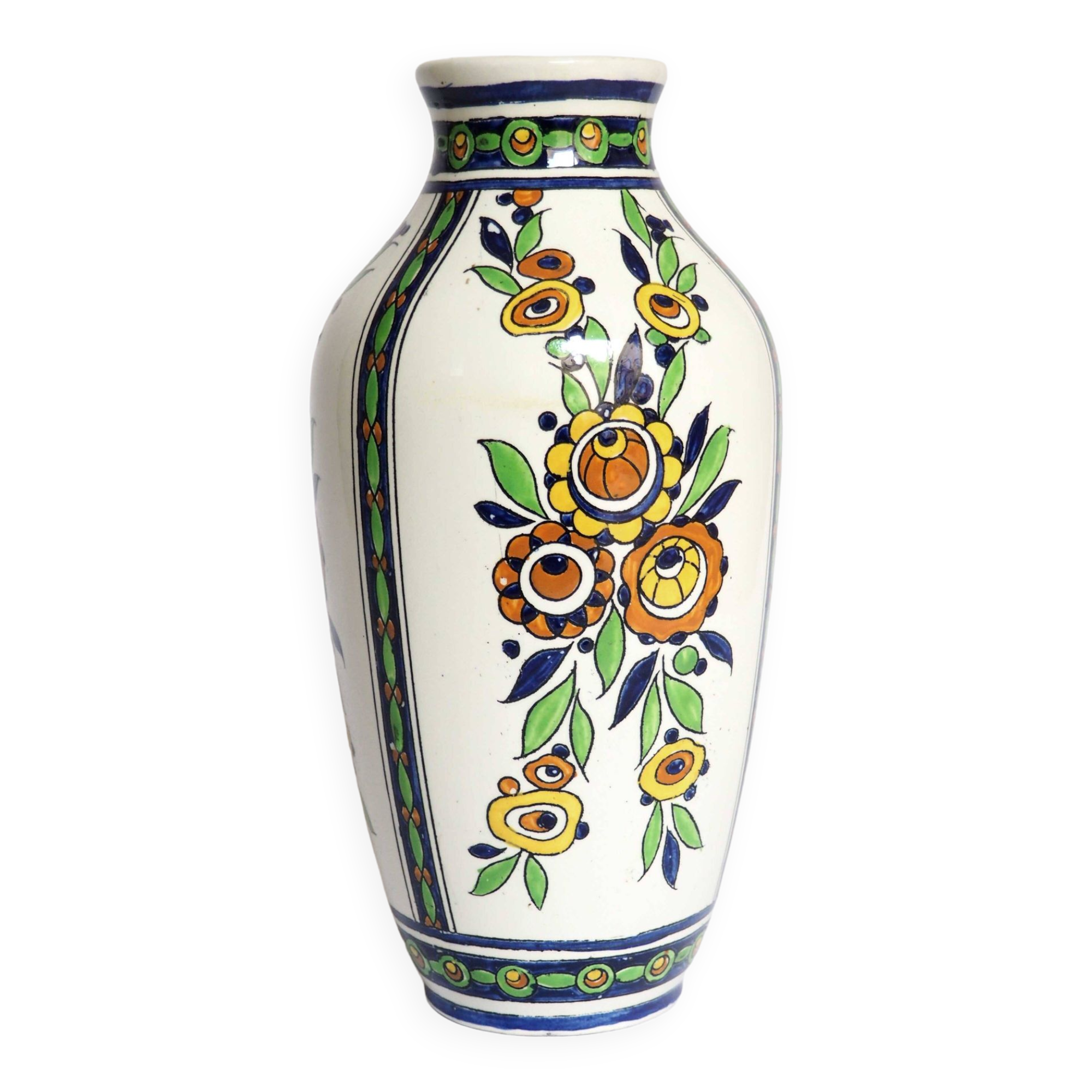 Bosh brothers art deco vase