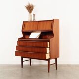 Teak secretary, Danish design, 1970s, production: Denmark