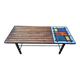 Madoura Jouver Coffee Table Wood and Ceramic Scandinavian Design France 1960