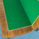 Table table poker and ancient writing root walnut intarsio 19th century