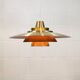 Rare David Mogensen Golden Pendant Lamp for Super Light : 1970s Scandinavia