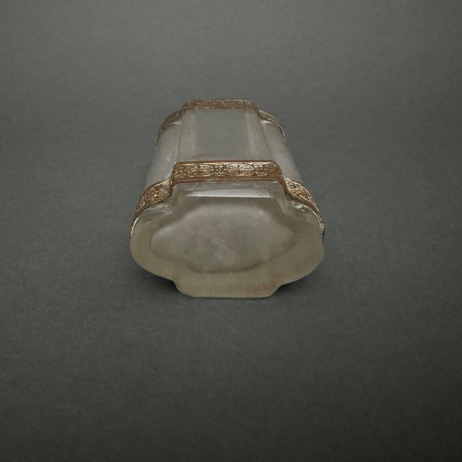 1900 soliflore vase decorated with a Louis XVI style brass gallery