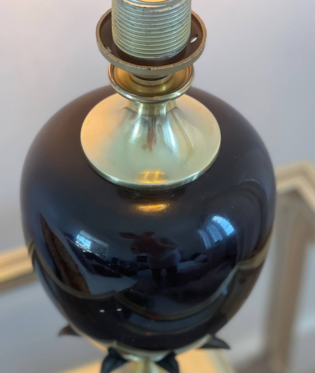 Lamp base Maison Le Dauphin 1980.