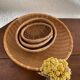 4 ethnic round baskets